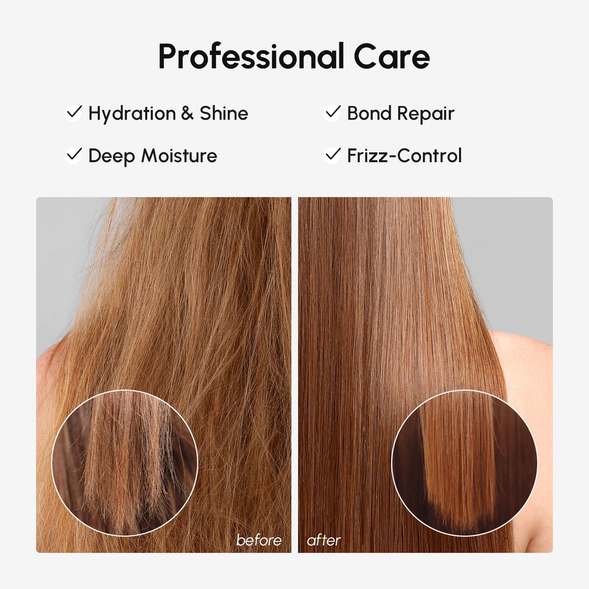 MAREE being applied in shower to curly hair for hydration and frizz control benefit