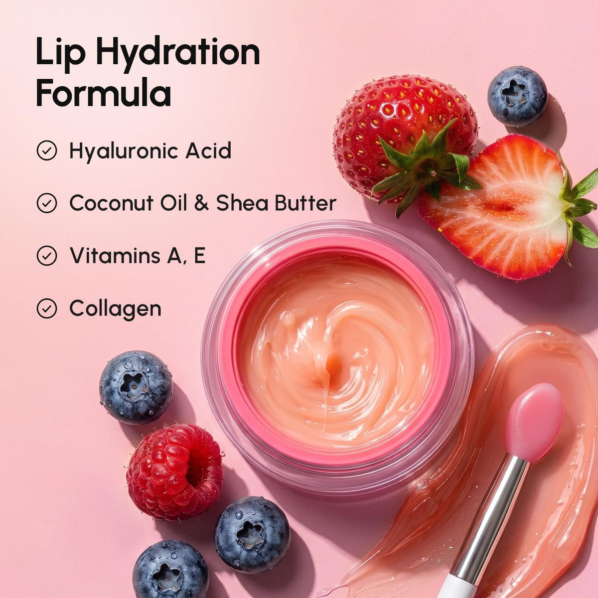 MAREE applied on lips before sleep demonstrating smooth, protective layer