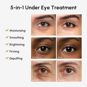 MAREE application under eye with stick reducing puffiness and brightening area