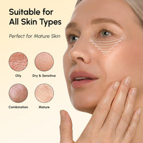 MAREE before and after comparison showing visible smoothing and brightening benefit