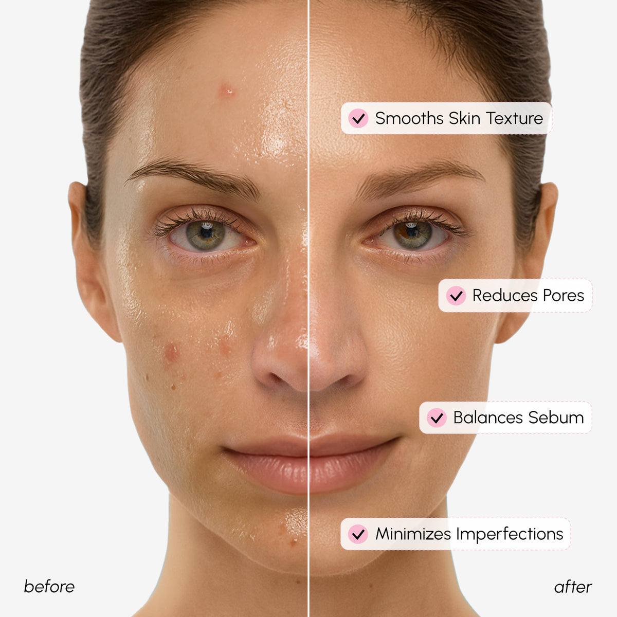MAREE droplet on skin demonstrating gentle hydration and smooth finish