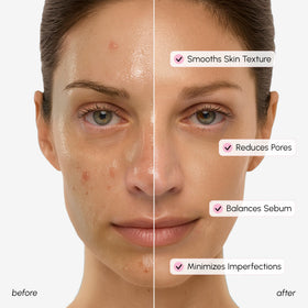 MAREE droplet on skin demonstrating gentle hydration and smooth finish