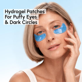 MAREE sachet opened displaying one hydrogel under-eye patch