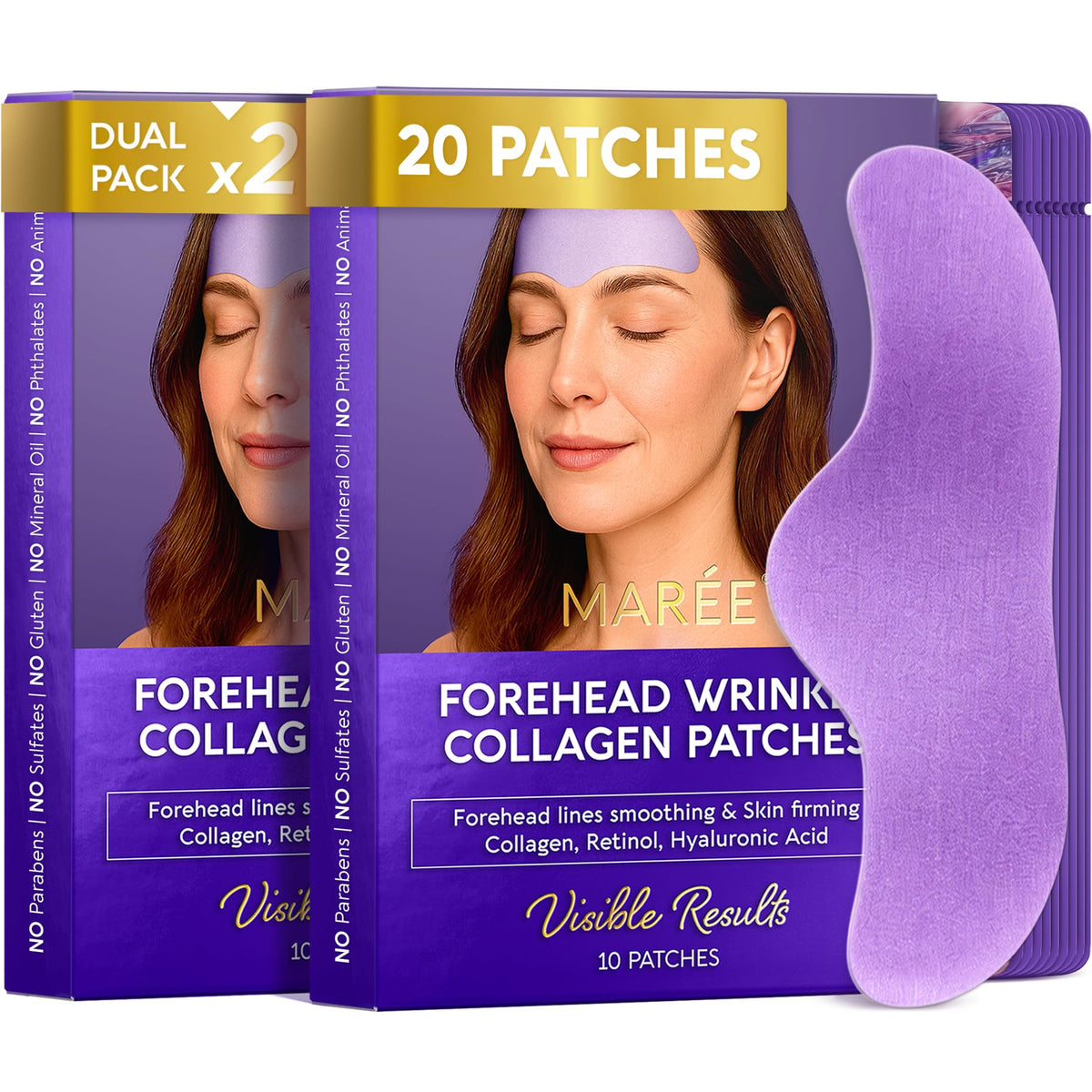 MAREE front packaging showing two-pack and benefits