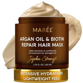 MAREE front jar showing product for visible hydration benefits