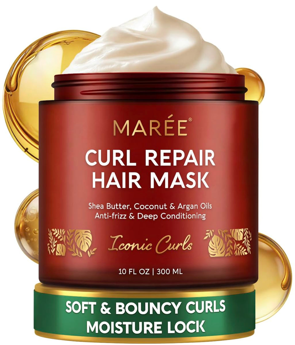 MAREE front jar view showing product and beige packaging benefit clarity
