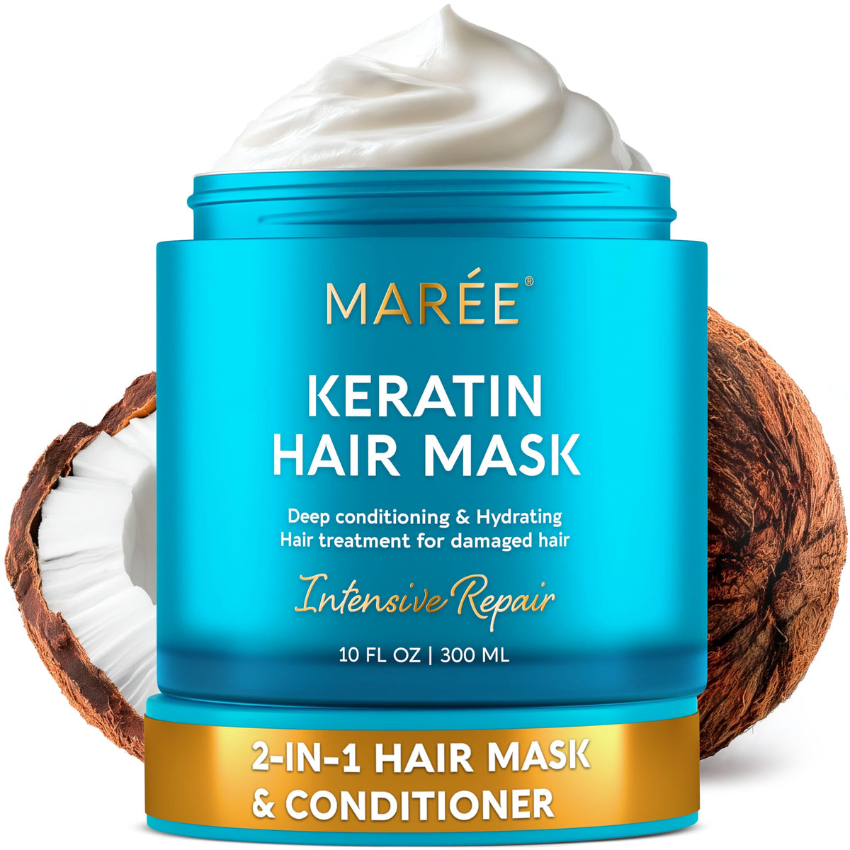 MAREE front jar packaging showing label and 10 fl oz size benefit