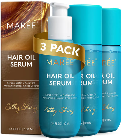 MAREE front packaging three-pack showing product set and convenience
