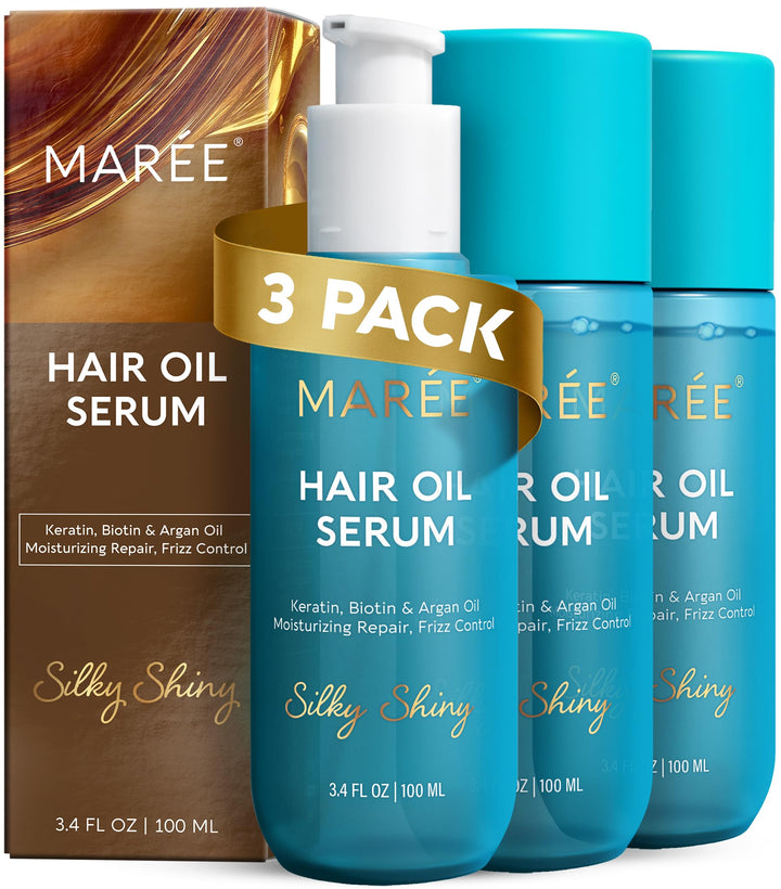 MAREE front packaging three-pack showing product set and convenience