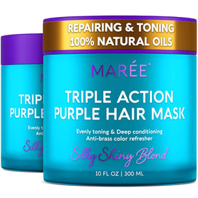 MAREE front packaging showing two purple 10 fl oz jars and brand clarity