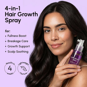 MAREE nozzle emitting fine mist to evenly distribute product and lift roots