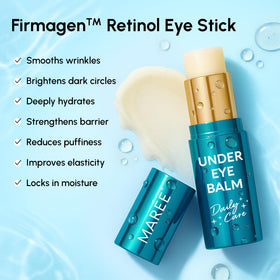 MAREE stick being applied under eye demonstrating quick brightening boost