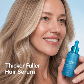 MAREE lightweight serum texture on skin demonstrating fast absorption