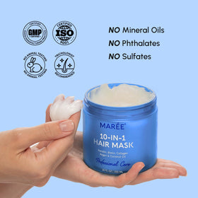 MAREE jar inside travel bag showing leak-resistant, travel-friendly benefit