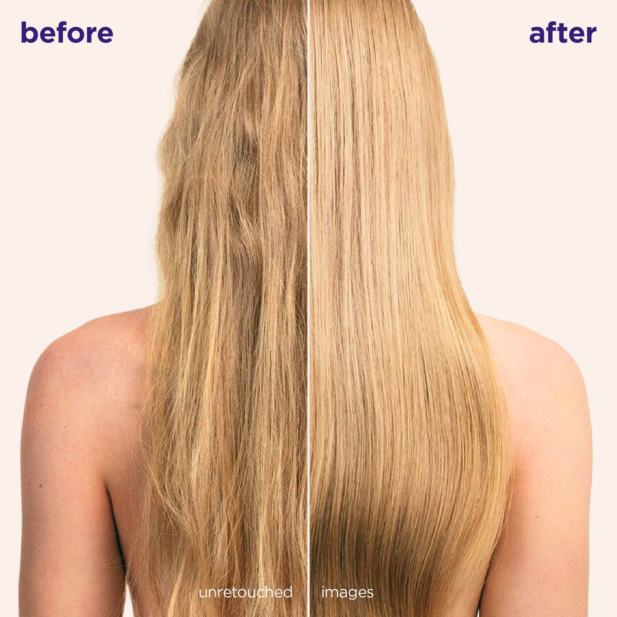 Applying Maria Nila to damp hair for detangling and heat protection benefits