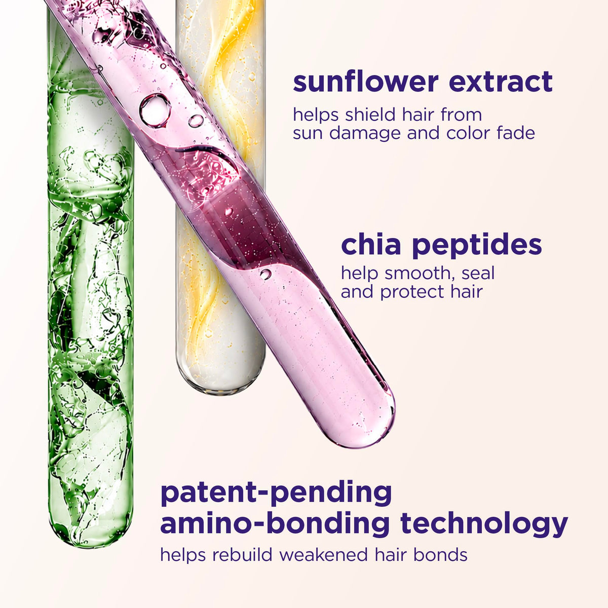 Before and after hair comparison with Maria Nila showing smoother, shinier strands