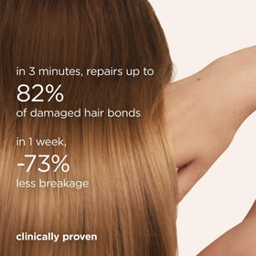 Maria Nila creamy leave-in texture dispensed on palm for lightweight feel