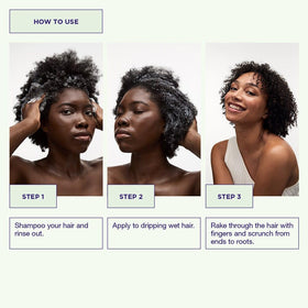 Maria Nila application on dripping wet hair, shows detangling and hydration benefit