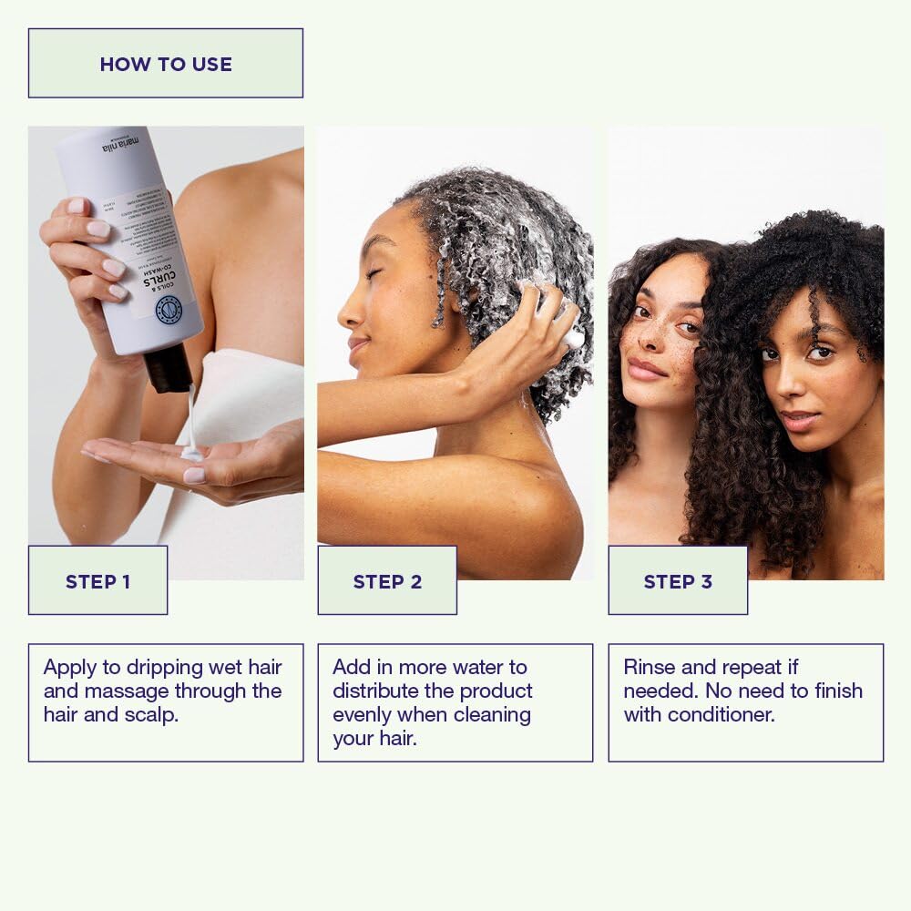 Maria Nila creamy texture close-up showing slip for easier detangling