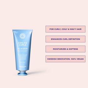 Maria Nila texture close-up of cream-oil blend, demonstrates smooth slip benefit