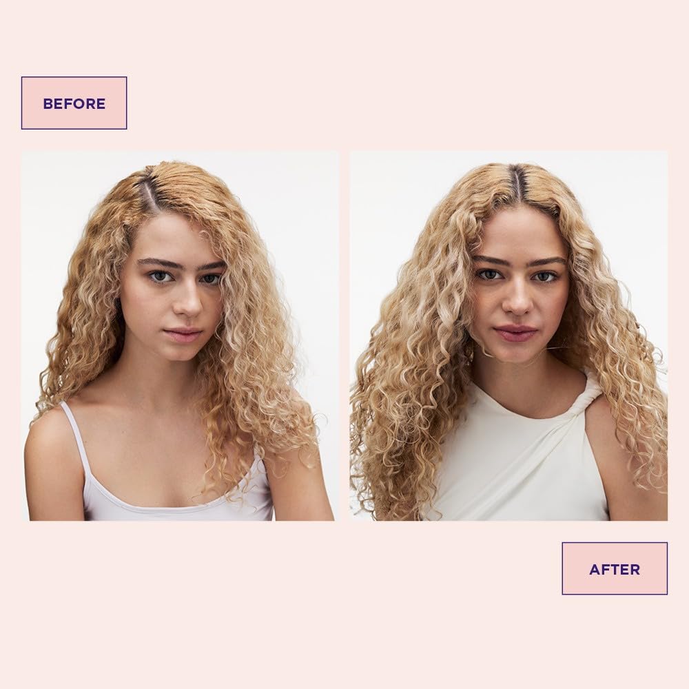 Maria Nila dry shampoo in use styling a bun to add grip and lift for longer hold