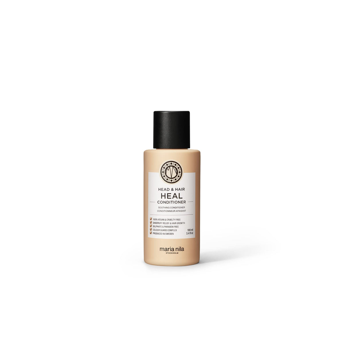 Maria Nila front packaging showing soothing conditioner benefits