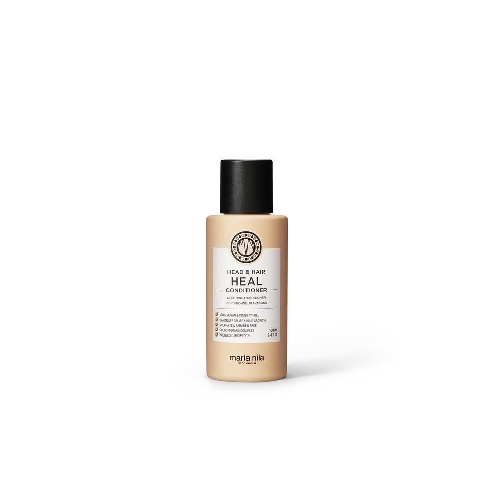 Maria Nila front packaging showing soothing conditioner benefits