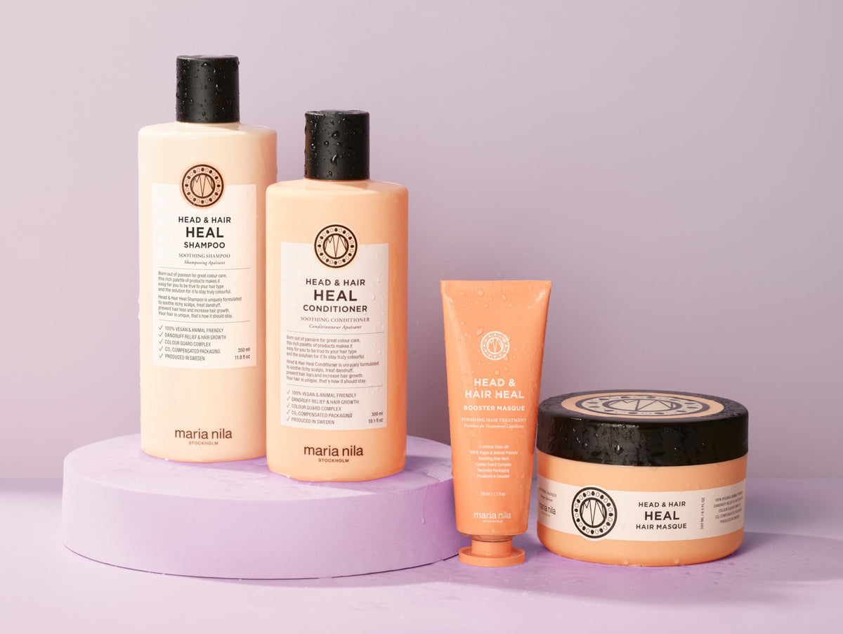 Maria Nila conditioner texture on hand highlighting moisturizing feel