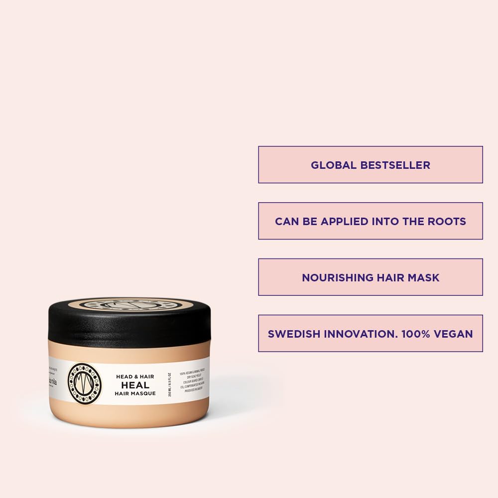 Close-up of creamy masque texture by Maria Nila for deep hydration