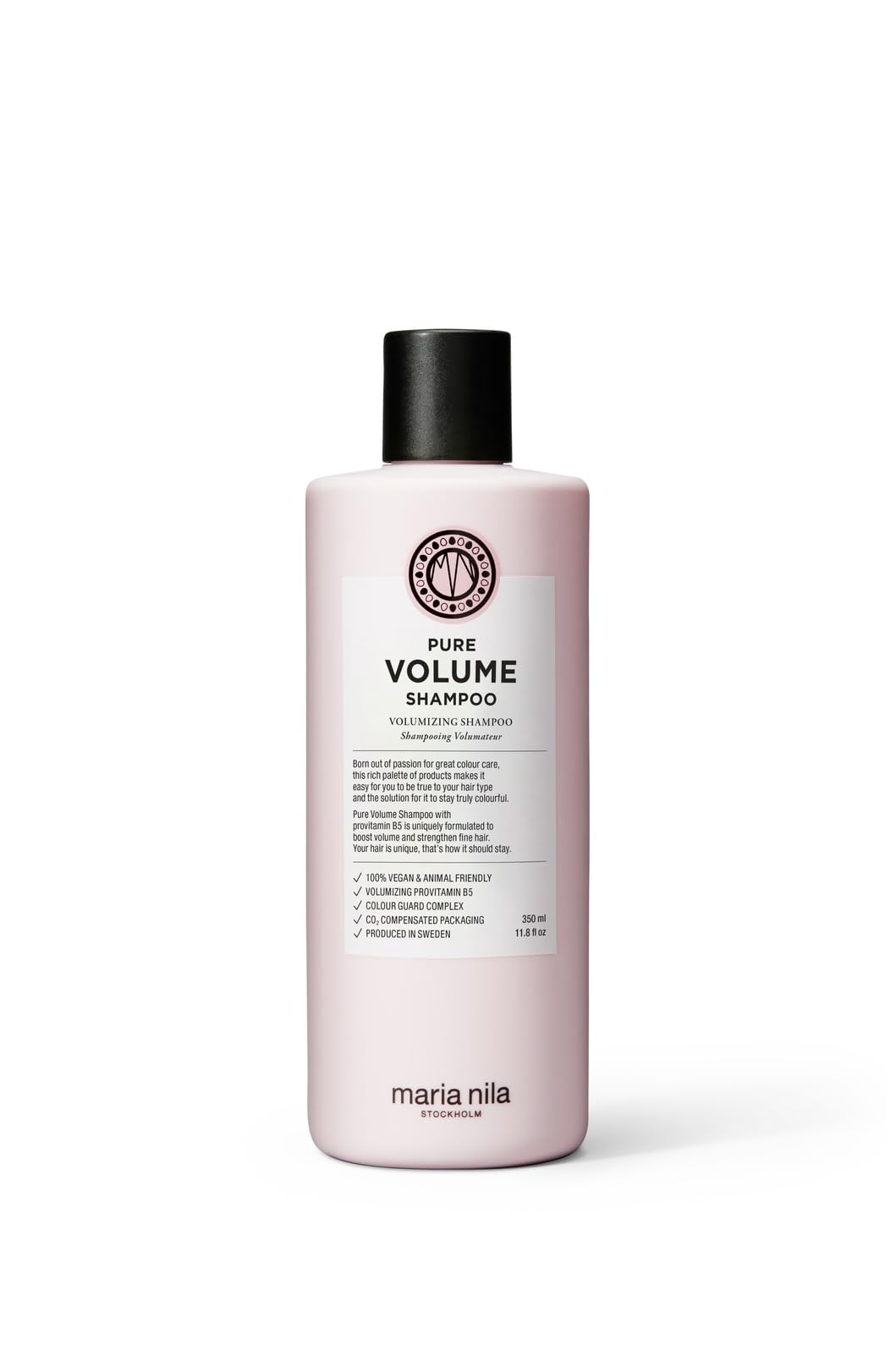 Maria Nila front bottle view showing label and packaging benefits