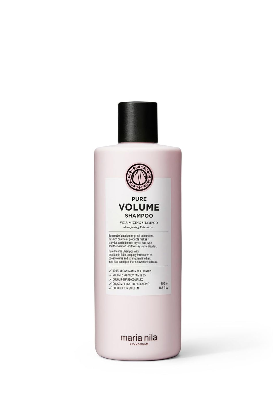 Maria Nila front bottle view showing label and packaging benefits