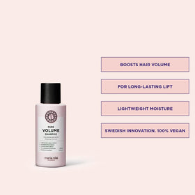 Maria Nila label close-up highlighting ingredient list and certifications