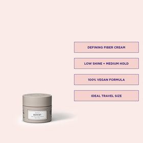 Maria Nila Schist cream texture close-up highlighting pliable fibers and matte finish