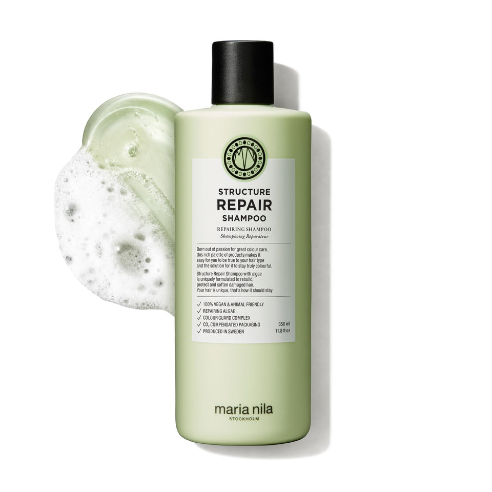 Maria Nila front bottle view showing clean packaging and vegan benefit