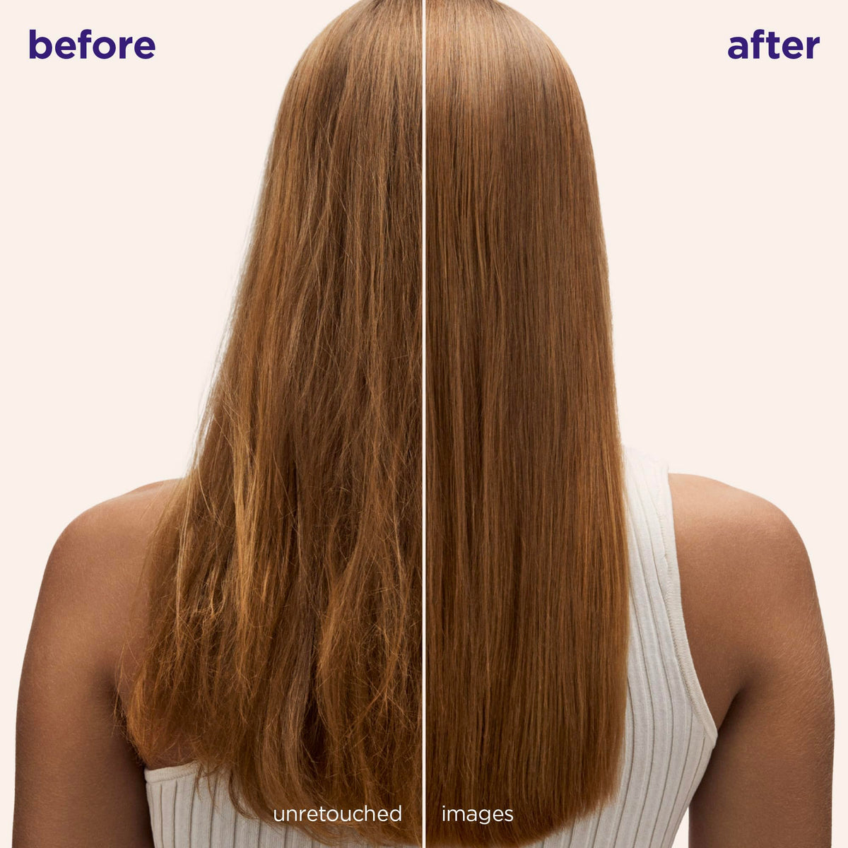 Close-up of shampoo texture highlighting smoothing, nourishing benefit