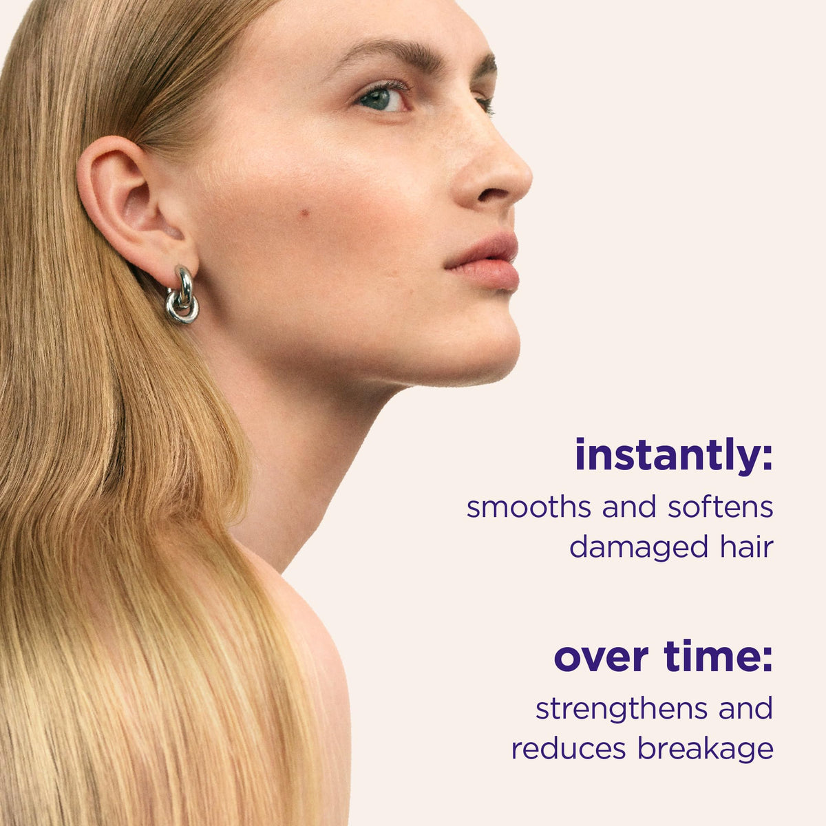 Maria Nila close-up cream texture highlighting smoothing benefit