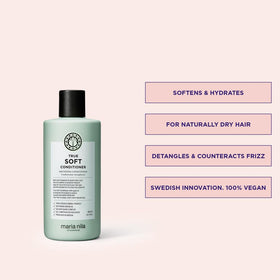 Maria Nila creamy conditioner texture close-up illustrating moisturising slip
