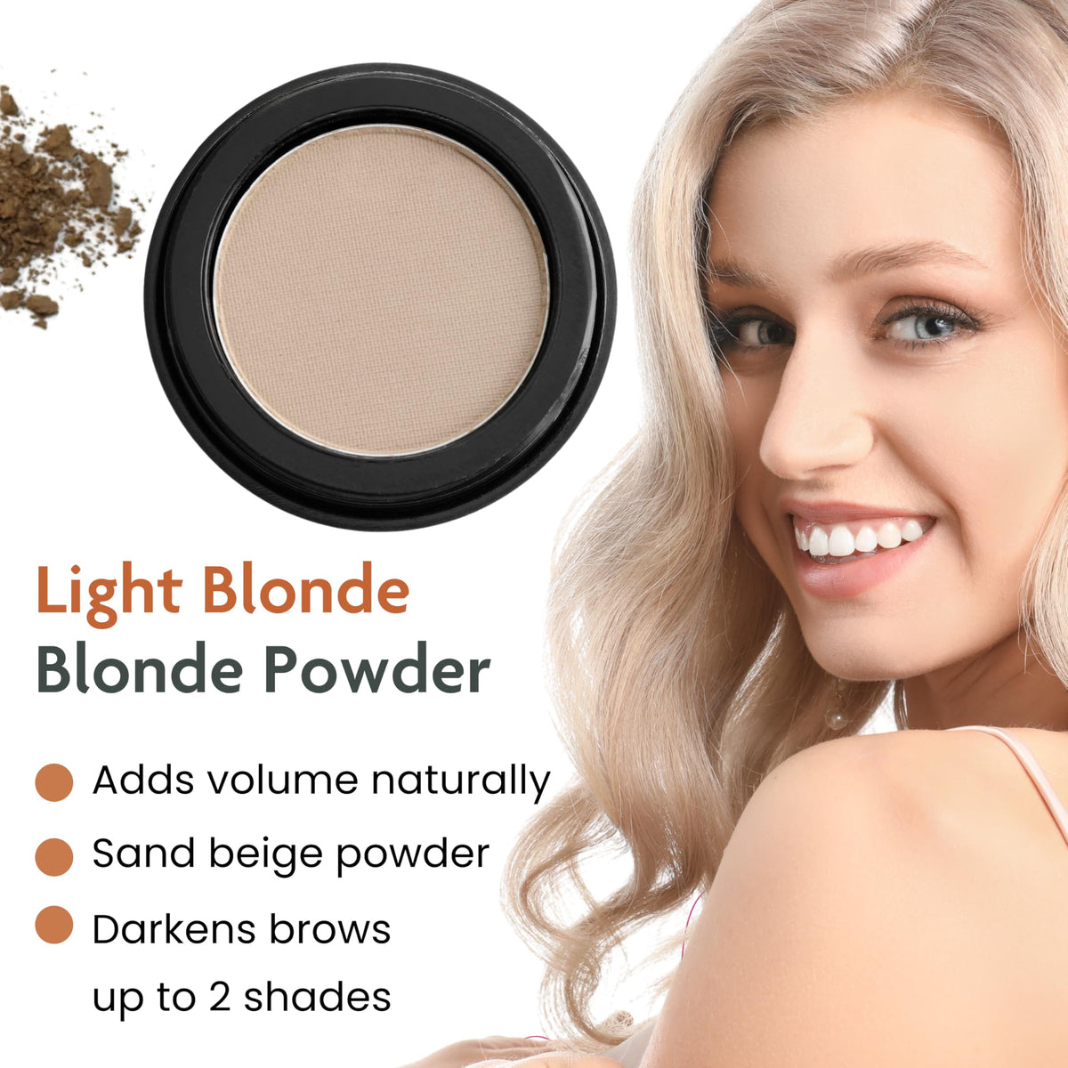 Marie-José powder texture close-up showing fine pigment for smooth natural finish