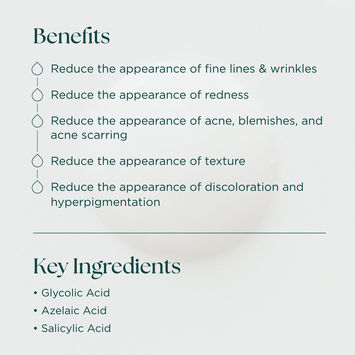 Marini SkinSolutions Bioclear pump dispensing product onto fingertip for controlled, hygienic use and precise dosing