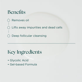 Marini SkinSolutions gel texture close-up showing clear formula for gentle exfoliation