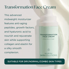 Marini SkinSolutions cream texture close-up demonstrating smooth, hydrating consistency