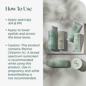 Marini SkinSolutions applying cream under eye for smoothness