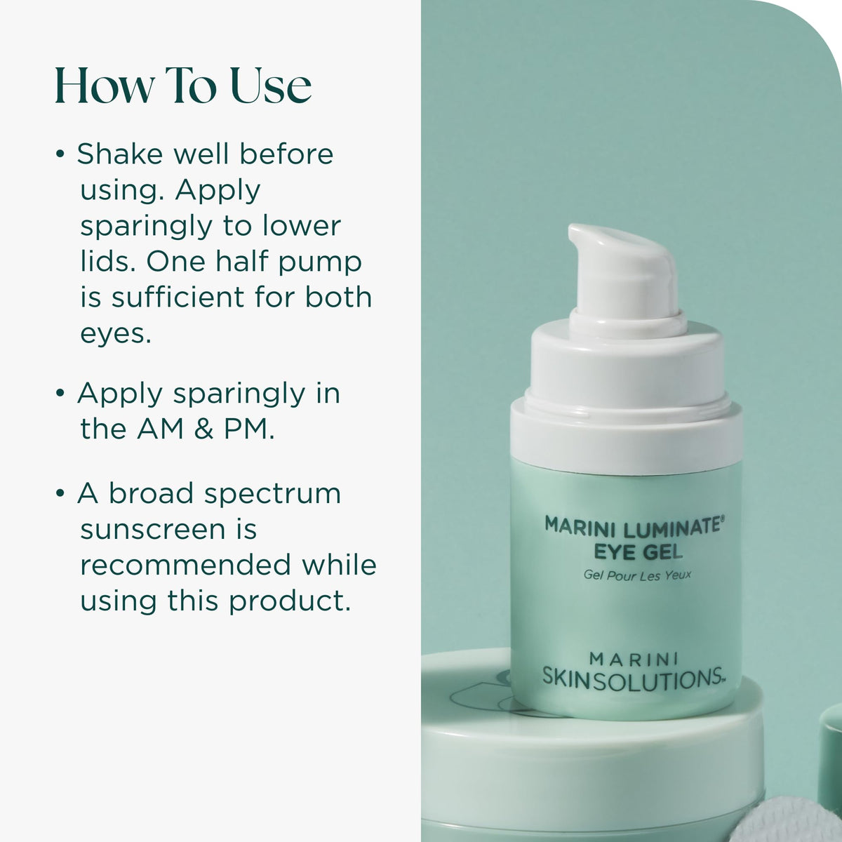 Marini SkinSolutions next to a coin for size comparison and travel-friendly benefit