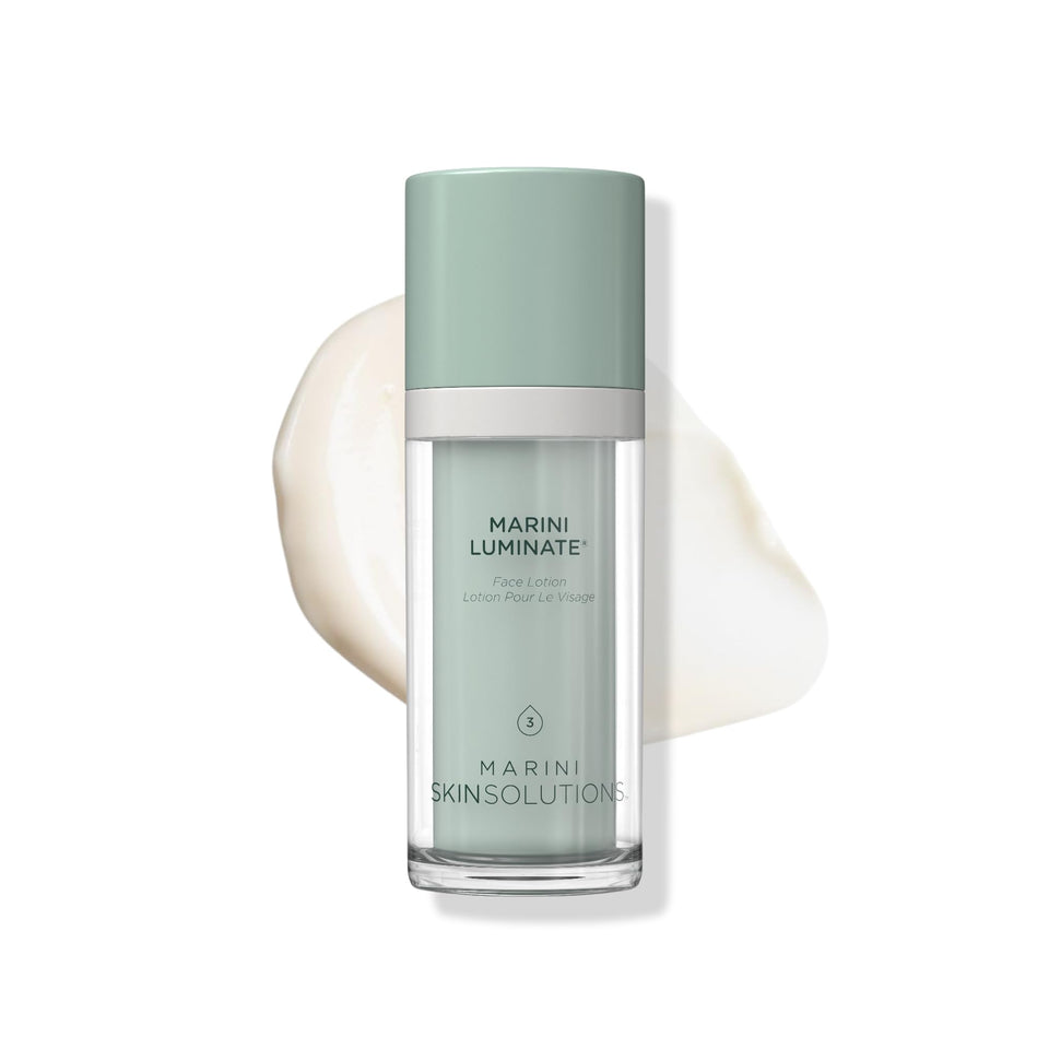 Marini SkinSolutions front packaging showing product and benefits