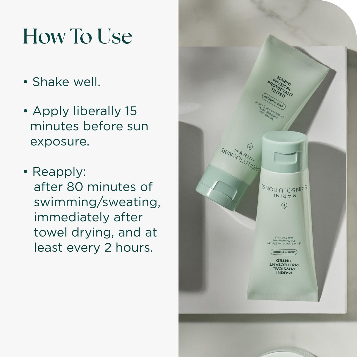 Marini SkinSolutions 2 oz bottle next to common items showing compact size