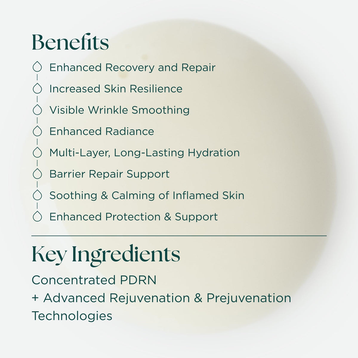 Marini SkinSolutions applied on hand to show absorption and finish