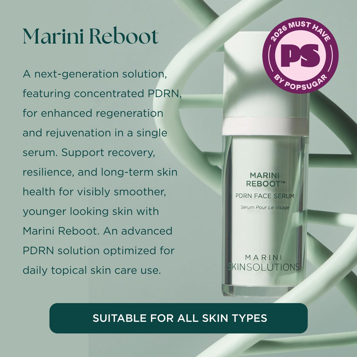 Marini SkinSolutions close-up serum texture demonstrating lightweight hydration