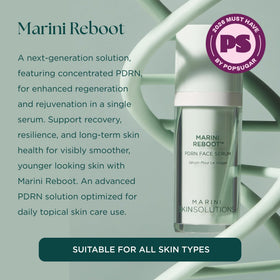 Marini SkinSolutions close-up serum texture demonstrating lightweight hydration
