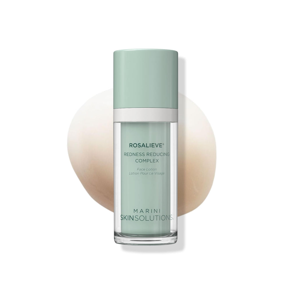 Marini SkinSolutions front packaging showing bottle and label for calm skin