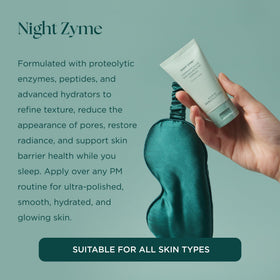 Marini SkinSolutions Night Zyme creamy-gel texture close-up showing smooth spreadability